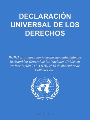 cover image of Declaración Universal de Derechos Humanos
